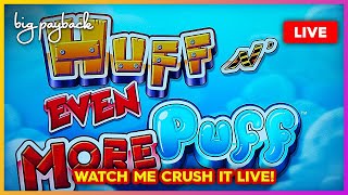 🔴 $5,000 for → Huff N' Even More Puff, Huff N' Puff, and Huff N' More Puff Slots! BIG PAYBACK LIVE!