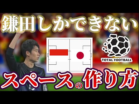 インドネシア戦で見せた鎌田大地のゲームメイク！【サッカー日本代表】