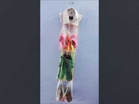 बेकार थैलियों को गलती से भी ना फेंके plastic bag organization ideas #diy ##reuse #bestoutofwaste