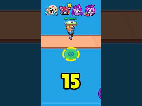 Which BRAWLER can PASS all WATER TILES!?😳 (Part 2) #brawlstars #shorts