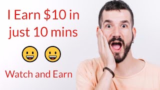 I Earn $10 in just 10 mins 😀 - Paidsence - Get Paid To Complete Tasks - Watch and Earn