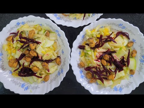 salads  with 3 variations