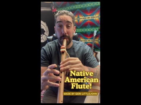 Native American Style Flute made by Geri Littlejohn in the key of B