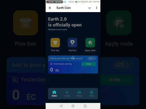 Earth Coin New Mining App ! Free Ton Coin Earning with Telegram ! Instant Withdrawal Airdrop ! #cws