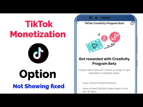 TikTok Monetization Option Kahan per Hai | tiktok Monetization Option not Showing | fixed