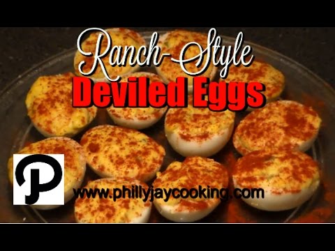 Easy Delicious Deviled Eggs Recipe: How To Make The BEST Deviled Eggs With RANCH Dressing