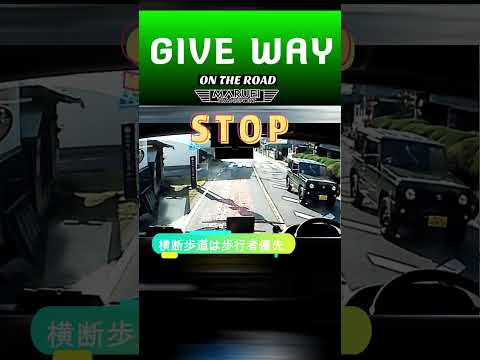 STOP✋ありがとうのコミュニケーション✨【ドラレコ映像】