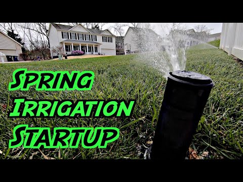 Opening My Irrigation System for the Year | Spring Irrigation Startup