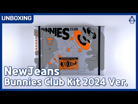 NewJeans Bunnies Club Membership Kit 2024 Version #Unboxing (12/07/2024)