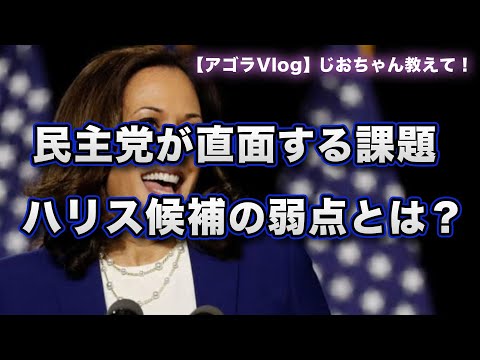 【Vlog】民主党が直面する課題：ハリス候補の弱点とは？