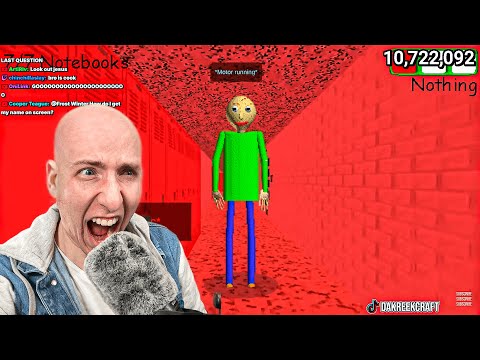 KreekCraft Finally Beat Baldi's Basics