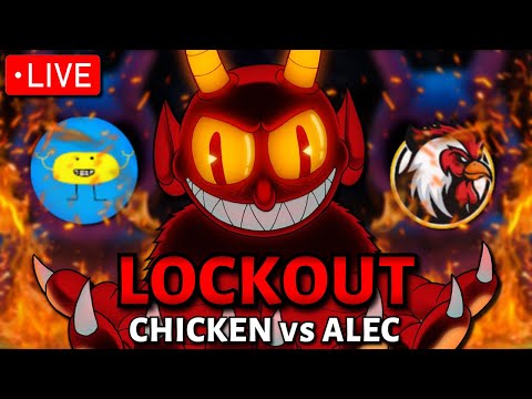 *LIVE* The ULTIMATE Cuphead Lockout CHALLENGE | Chickeninja42 vs Barely Alec (Cuphead Bingo)