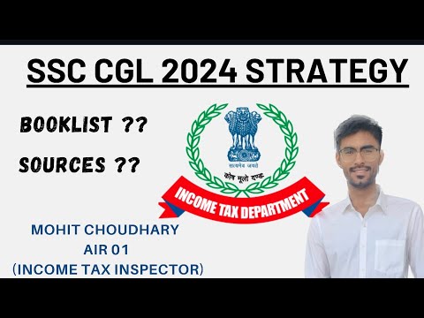 CGL STRATEGY 2024🔥🔥 | AIR 01 |  MOHIT CHOUDHARY ( ITI ) | ⭐️⭐️⭐️ #ssc #CGL2024 #cgl