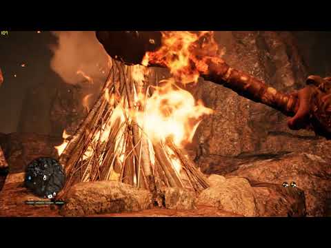 Far Cry Primal - Exploring cave and killing bears in the North