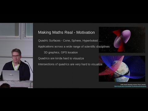 Making Maths Real and The Moon Tactile — Blender Conference 2024