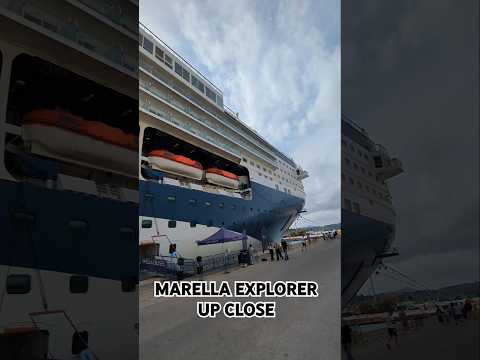 Marella Explorer Alongside in Corfu #marellacruises #marellaexplorer