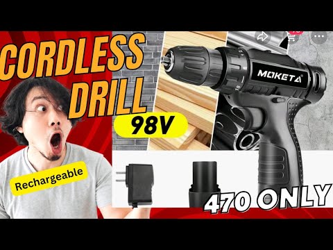 Cordless Drill Rechargeable