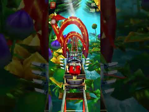 Rail Rush - Jurassic Jungle High Score 10,492m NO SAVE ME (FULL VIDEO)