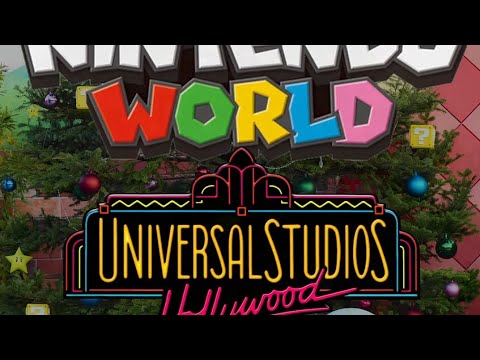 Holidays at SUPER #NINTENDO WORLD Hollywood Announcement for 2024 #universalstudios #snw