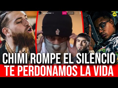 TE PERDONE LA VIDA: YOVNGCHIMI LIVE TIRANDOLE A ANUEL, HADES66, BLACKINNY, TEMPO, OVI Y MAS