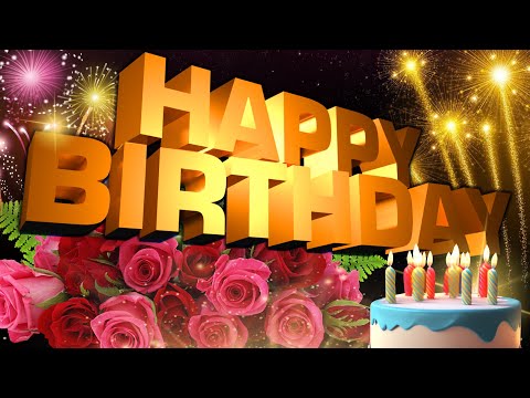 🎂Happy Birthday to you🎉Best Happy Birthday Song and Beautiful Roses #happybirthdaysong