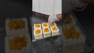 how to make//easy mango pastry recipe 😋#mangorecipe #viral #ytshorts #design