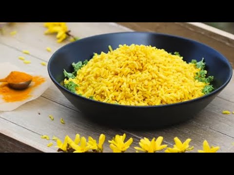 How to make "Yellow Rice" perfectly with turmeric and brown long grain rice