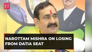 Controversial BJP leader Narottam Mishra invokes words of Vajpayee after defeat in Madhya Pradesh