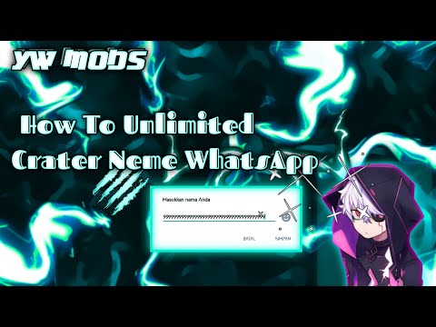 How To Unlimited Crakter Name WhatsApp |Work All Base !