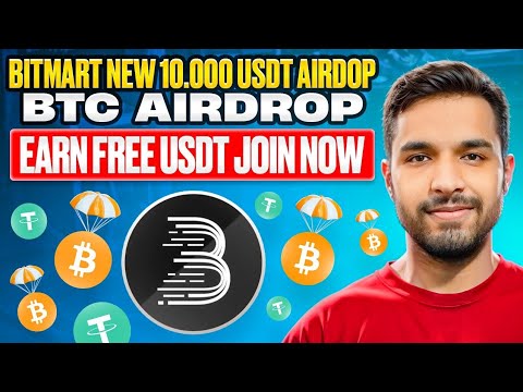 Bitmart New 10.000$ Bitcoin Airdop