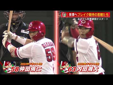 カープ１６日から秋季練習　期待の若手野手、田村・仲田・内田に注目！ 【球団認定】カープ全力応援チャンネル