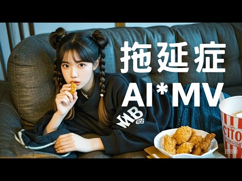 超好聽 超療癒 拖延症 滿滿AI動畫AI Generated Music Video 中文POP