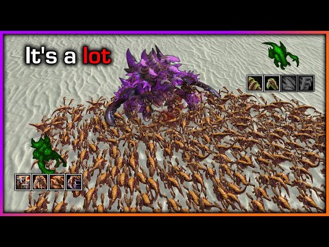 How many 0/0 Zerglings can 1 Ultra take? 【Daily StarCraft Brawl】