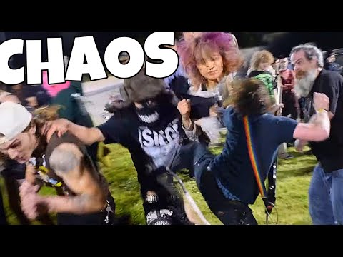 Random Punk Mosh Pit At The Skatepark