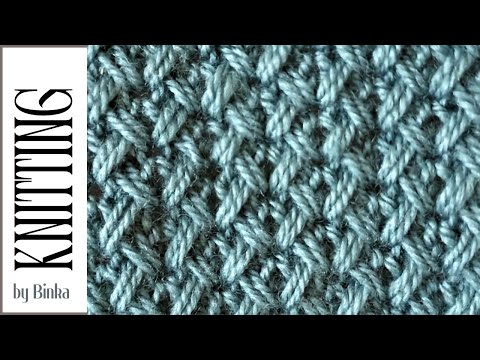 [Bulgarian] An original model of relief rhombus-cell paths. A trendy knitting pattern.