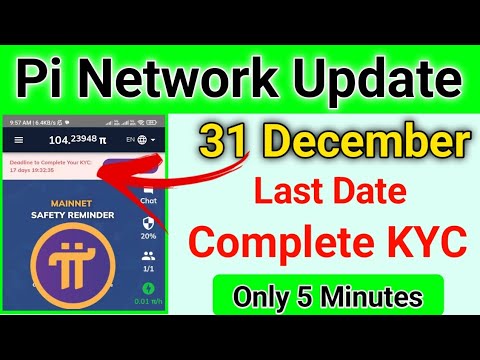 Pi Network KYC Update || Pi Network Complete KYC Only 5 Minutes || How to complete KYC pi network