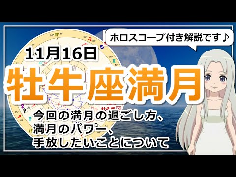 【2024年11月16日のおうし座の満月！】過ごし方と満月のパワー