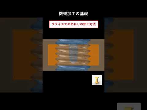 めねじ加工方法をサクッと解説　 #機械設計