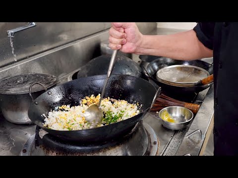 淬鍊20年養成！驚人的炒飯技巧 !!! Fried rice , master chef , amazing cooking skills - 台灣街頭美食