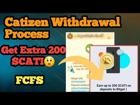 Catizen Withdrawal Process A to Z in English | Don't make any Mistake | Earn Extra 200 $CATI