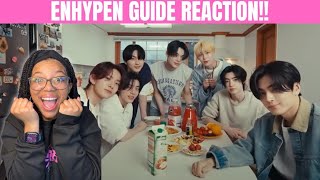 ENHYPEN GUIDE REACTION!! THEY ARE INCREDIBLE!!