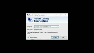 Remote Desktop Connection