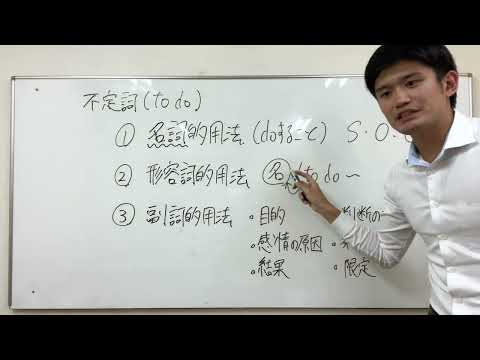 【和訳・英文読解対策】「不定詞(to do)(名詞的用法/形容詞的用法/副詞的用法) 編【1分間英文法解説】