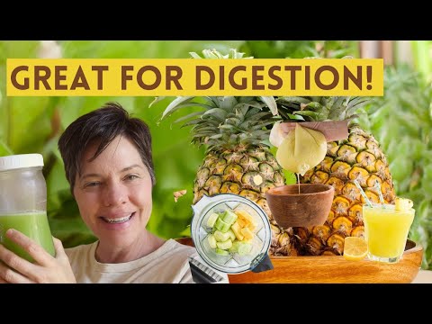 Pineapple Cucumber Juice Recipe with Ginger (Digestion Benefits)