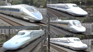 【500系も登場】凄まじい超爆速運転！山陽新幹線 最速300km/h高速通過集