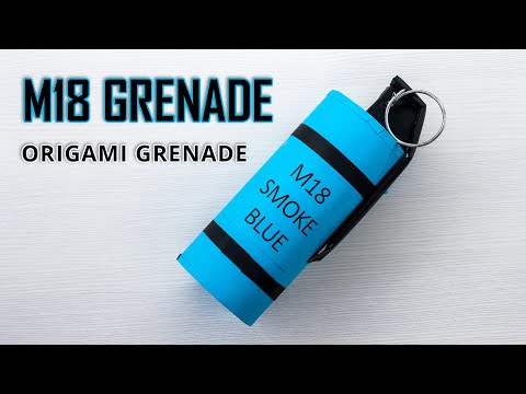 Creating  M18 Smoke Grenade - A Fun and Informative Paper Model Project