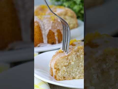 Vegan Lemon Bundt Cake | No Egg No Milk No Butter Cake.  #lemoncake  #egglesscake  #dairyfreecake