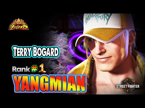 SF6 🔥 YANGMIAN (Terry Bogard Rank#1) Amazing Gameplay & Combos ! 🔥Top Ranked Match🔥Sf6 DLC Replays🔥