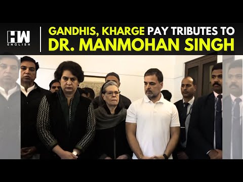 Rahul Gandhi, Sonia Gandhi, Priyanka Gandhi Pay Tributes To Dr. Manmohan Singh | Former PM | INC