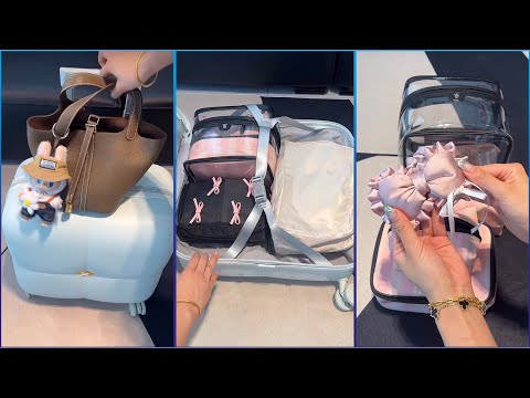 Immersive Luggage Storage🎀: What Did A Girl Bring For The National Day Trip?✨